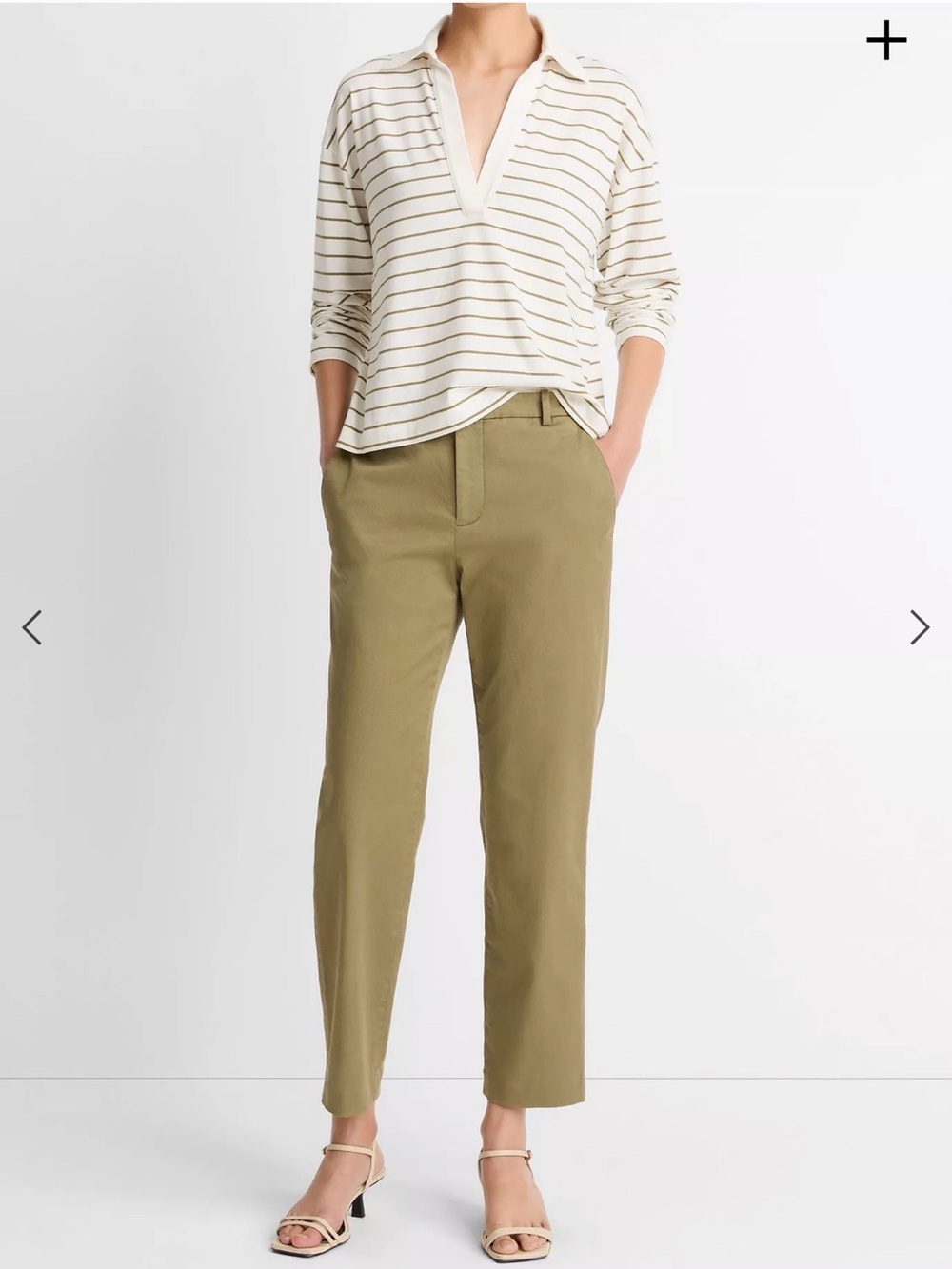 Vince Dark Green Chinos